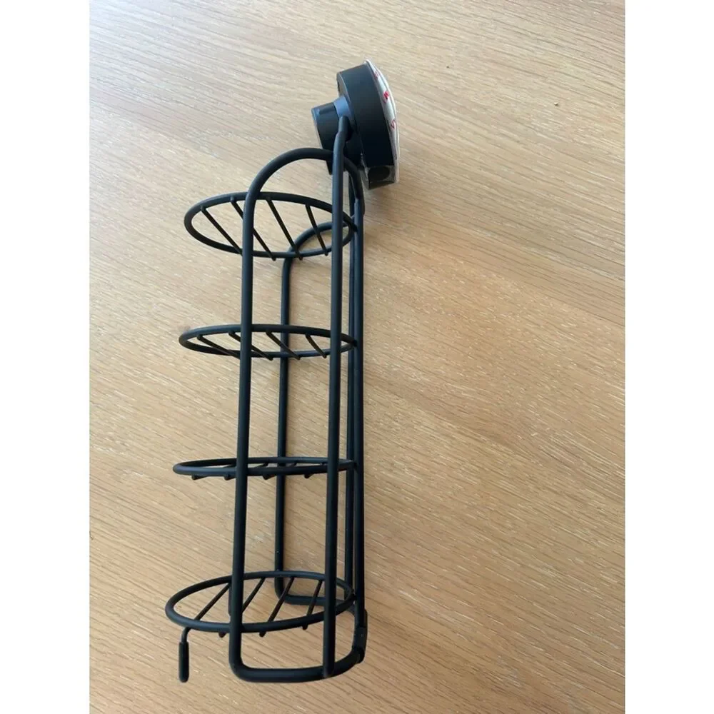 Kitsch Self-Draining Shower Caddy, Black, NWT